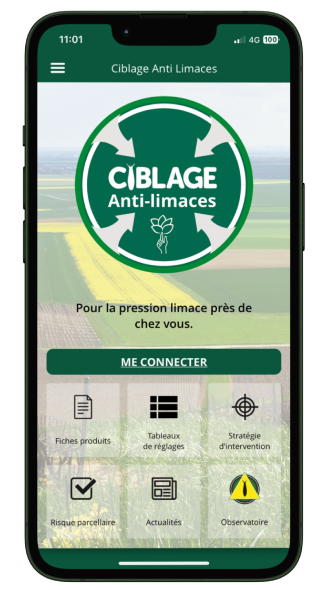 Application mobile de lutte contre les limaces